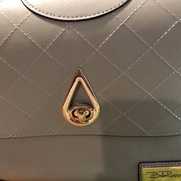 Bella Russo Accessories Grey Satchel Purse - Picture 3 of 10